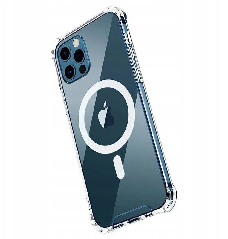 TFO „Telforceone Anti Shock 1,5 mm Mag“ dėklas, skirtas „iPhone 17 Air 6,6“ telefonui, permatomas, su didele skylute