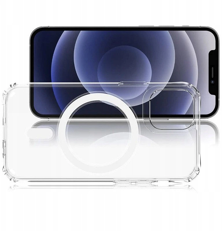 TFO „Telforceone Anti Shock 1,5 mm Mag“ dėklas, skirtas „iPhone 17 Air 6,6“ telefonui, permatomas, su didele skylute