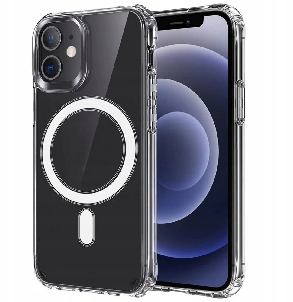 TFO „Telforceone Anti Shock 1,5 mm Mag“ dėklas, skirtas „iPhone 17 Air 6,6“ telefonui, permatomas, su didele skylute