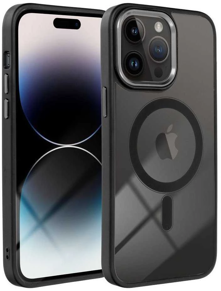 Oem Originalus „iPhone 17 AIR“ „Color Edge Mag Cover“ dėklas, suderinamas su „MagSafe“ (juodas)
