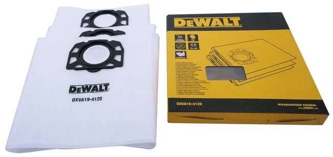 DEWALT TEKSTILINIAI MAIŠELIAI DEWALT DULKIŲ SIURBLIAMS 20-30L 3 VNT.