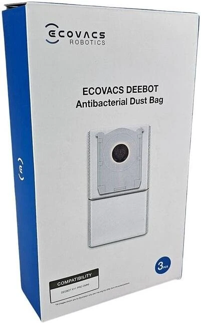 Ecovacs DDB030046 Antibacterial Dust Bags for DEEBOT X11 PRO