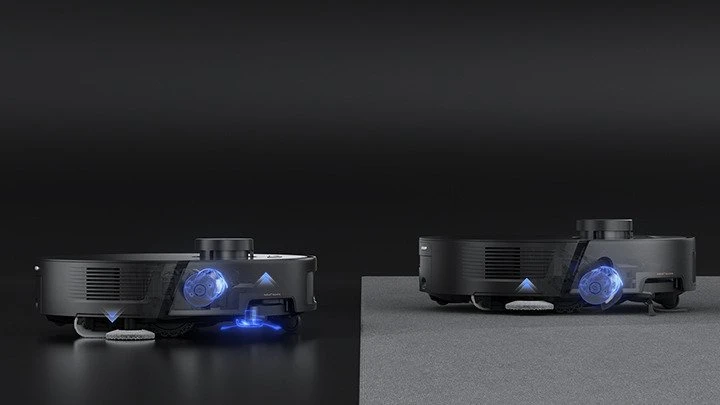 Dulkių siurblys - robotas MOVA V50 Ultra Complete, juodos spalvos