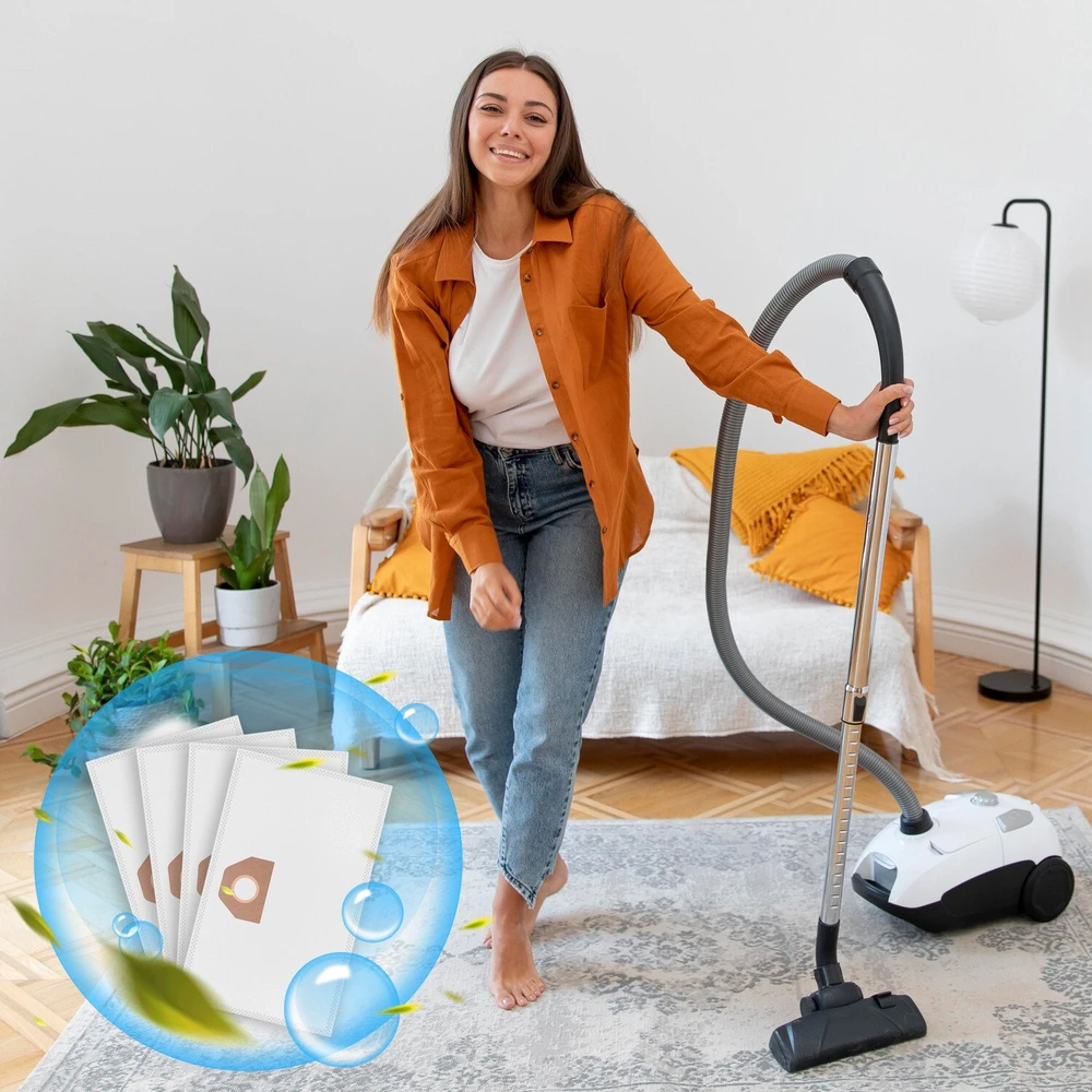 Optimum Dulkių siurblio maišeliai Karcher WD 3 WD3 WD2 WD 6 SE 4001 V17, 10vnt.