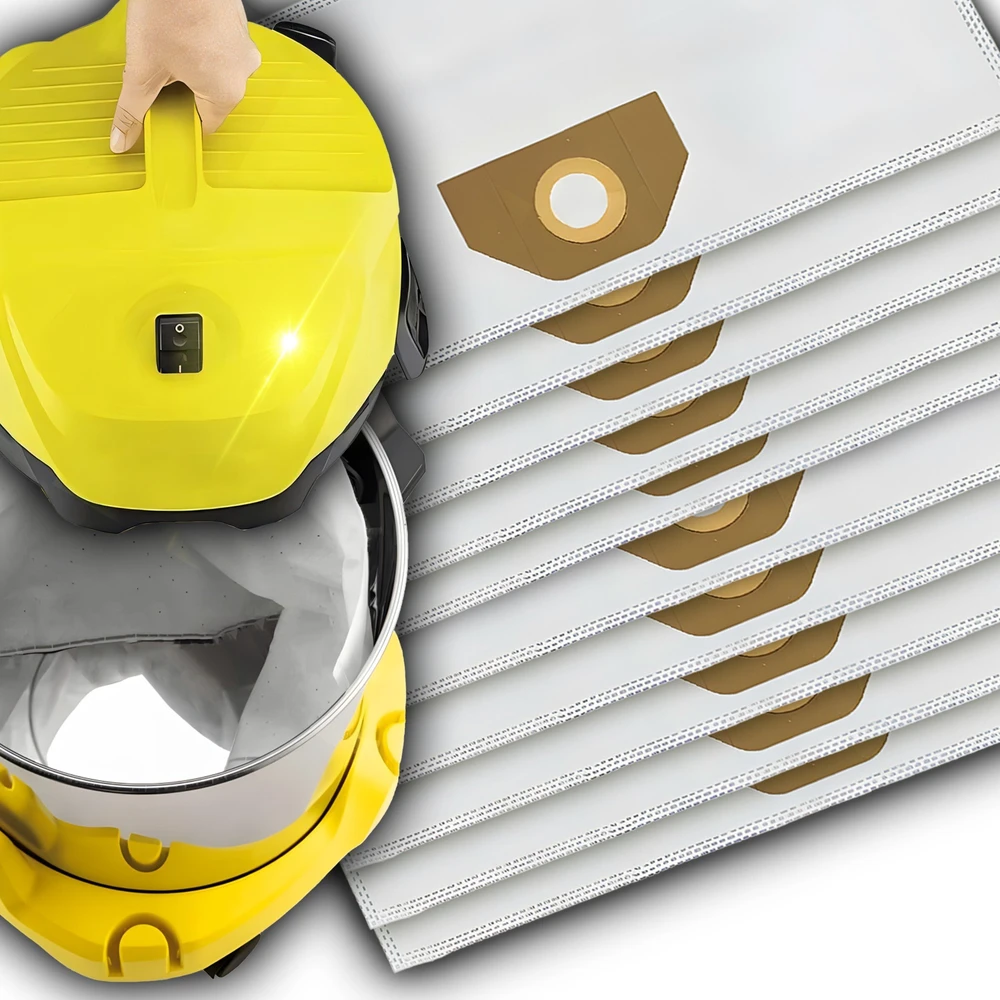 Optimum Dulkių siurblio maišeliai Karcher WD 3 WD3 WD2 WD 6 SE 4001 V17, 10vnt.
