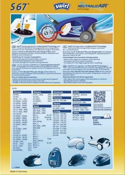 SWIRL S67/4 MP Plus Ds filtrai