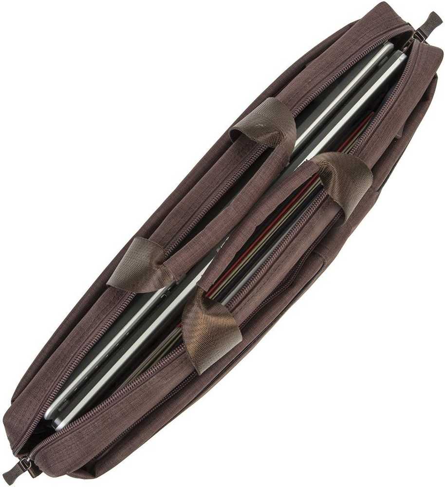 Dėklas Rivacase BISCAYNE 8335 rudas nešiojamam kompiuteriui 15,6"