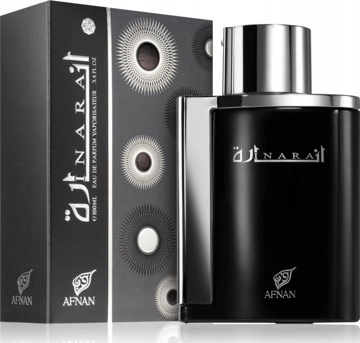 Afnan Inara Juodas EDP parfumuotas vanduo unisex, 100 ml