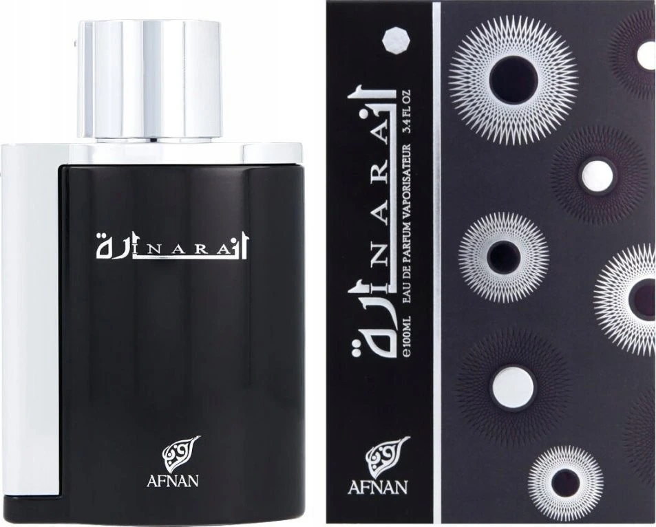 Afnan Inara Juodas EDP parfumuotas vanduo unisex, 100 ml