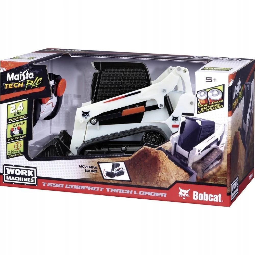 MAISTO TECH automodelis Bobcat T590 kompaktiškas vikšrinis krautuvas, 82183