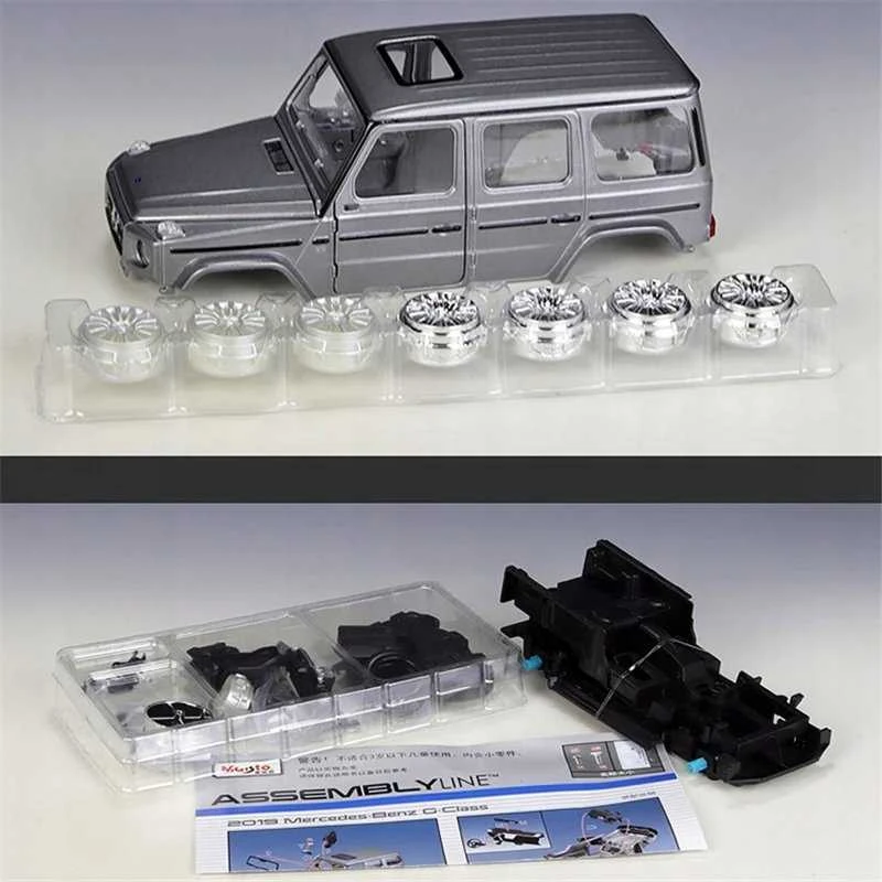 MAISTO DIE CAST 1:25 Surenkamas metalinio automobilio rinkinys 35pcs. Mercedes Benz G-Class 2019, 39536