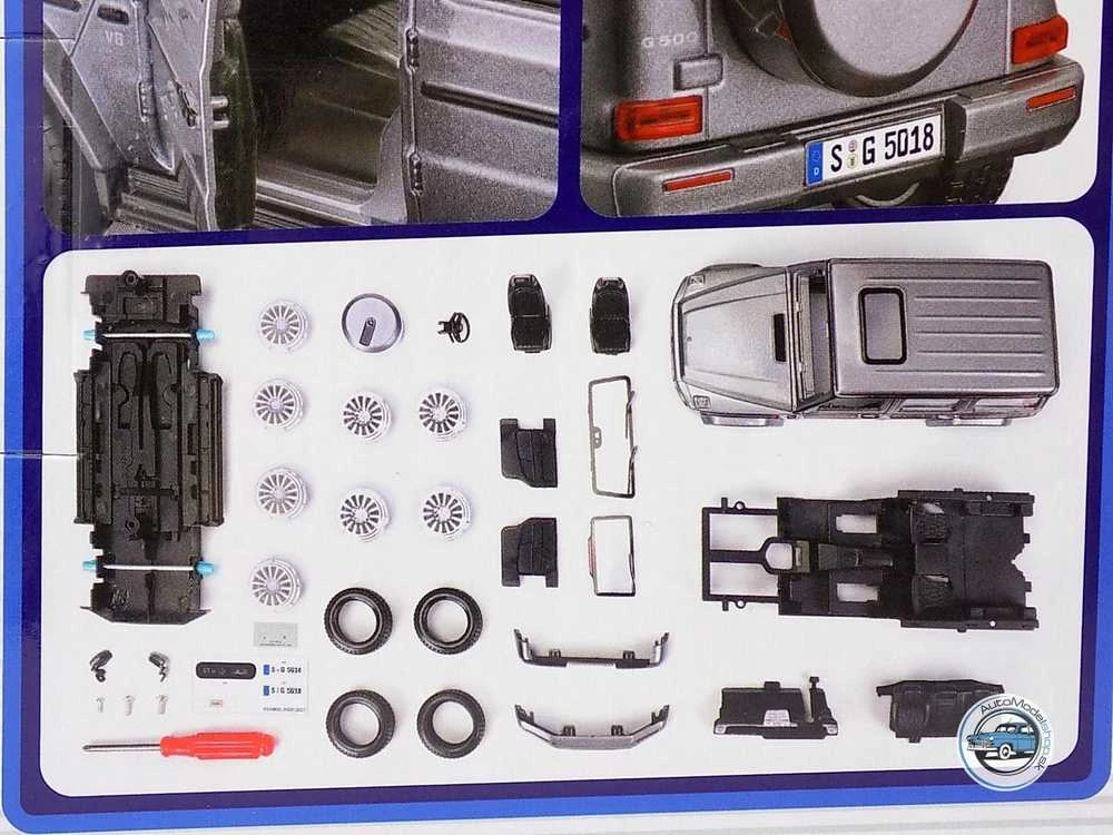 MAISTO DIE CAST 1:25 Surenkamas metalinio automobilio rinkinys 35pcs. Mercedes Benz G-Class 2019, 39536