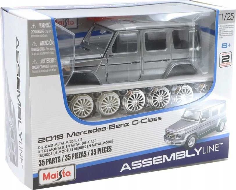 MAISTO DIE CAST 1:25 Surenkamas metalinio automobilio rinkinys 35pcs. Mercedes Benz G-Class 2019, 39536