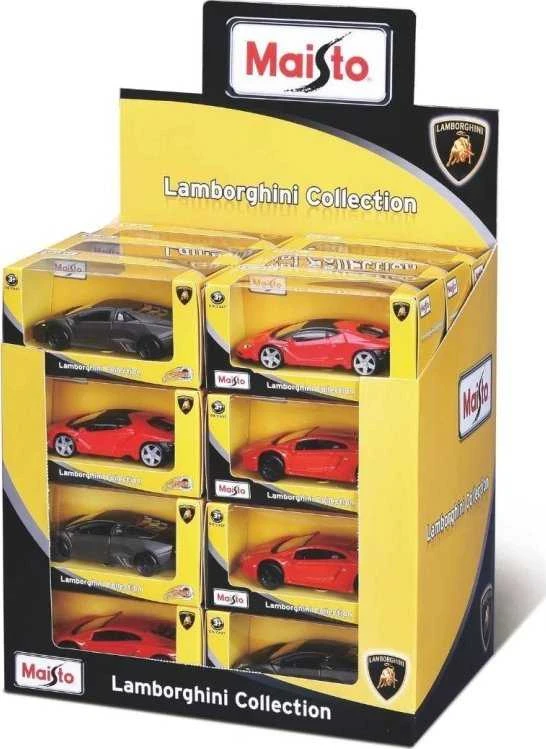 Rinkinys, Maisto, Lamborghini kolekcija, Įvairūs, Žaisliniai automobiliai, 24 vnt.