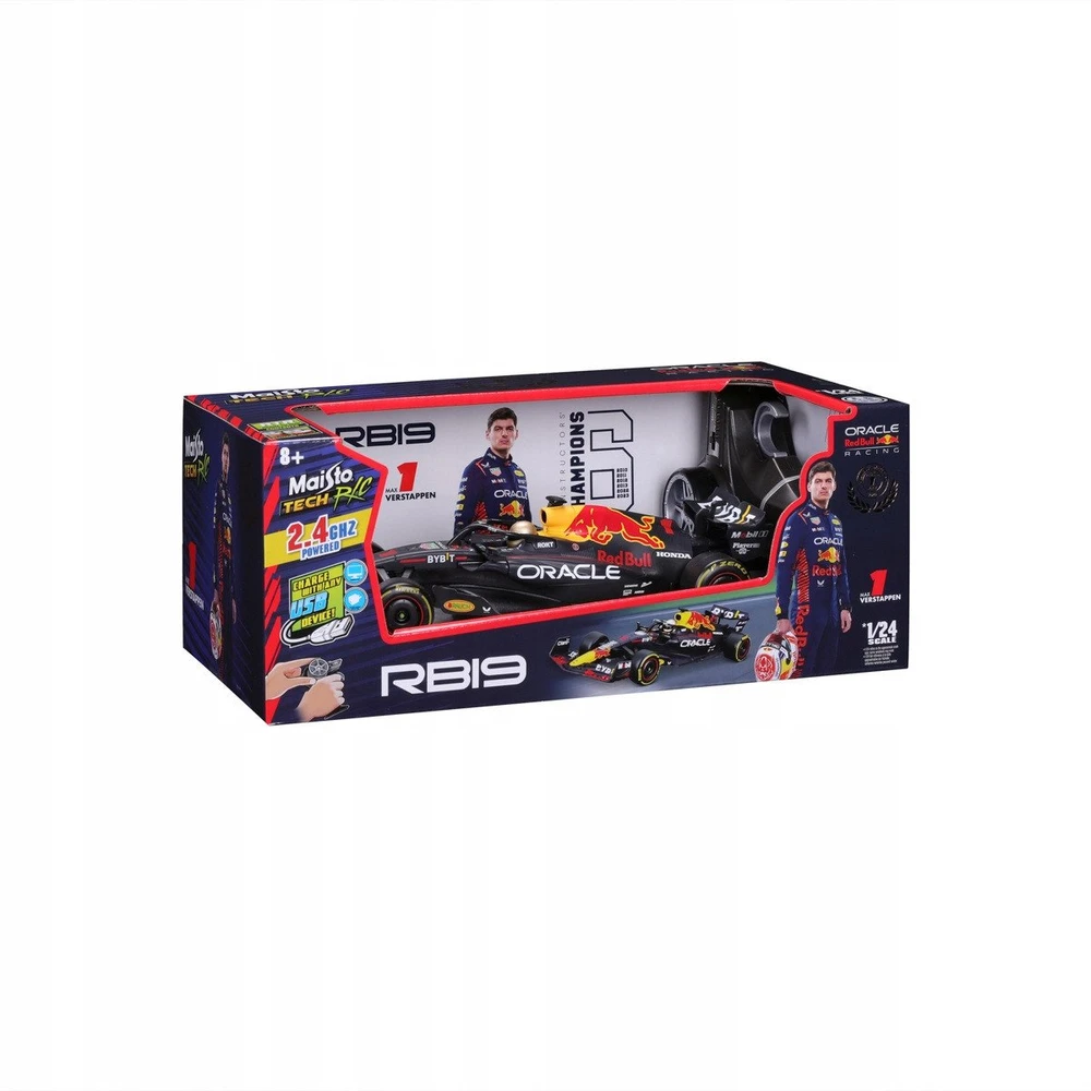Maisto_Tech MAISTO TECH R/C 1:24 valdomas automodelis F1 Oracle Raudona Bull Racing RB19, 82358