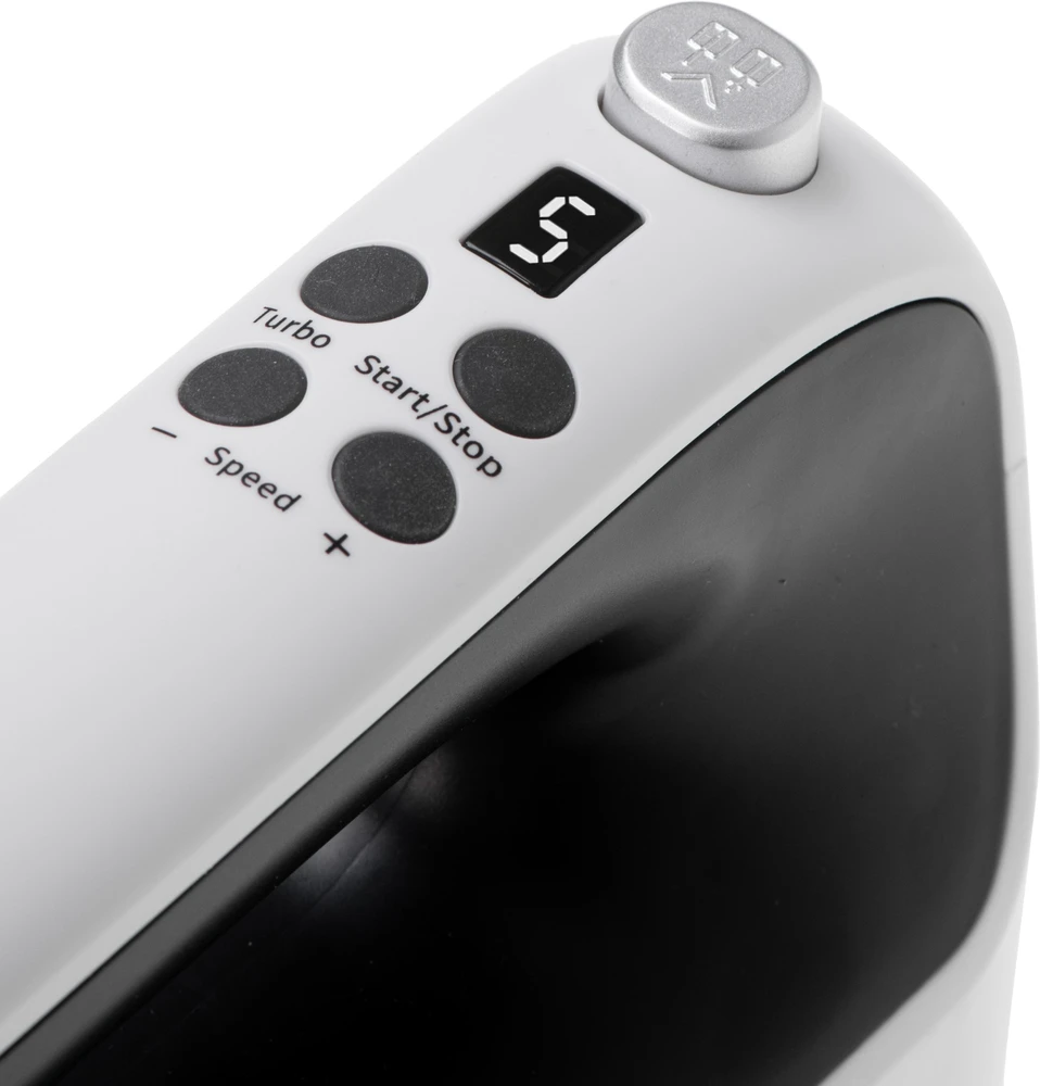 Plakiklis Adler Hand Mixer | AD 4229 | Hand Mixer | 600 W | Greičių skaičius 9 | Turbo mode | Juodas/Baltas