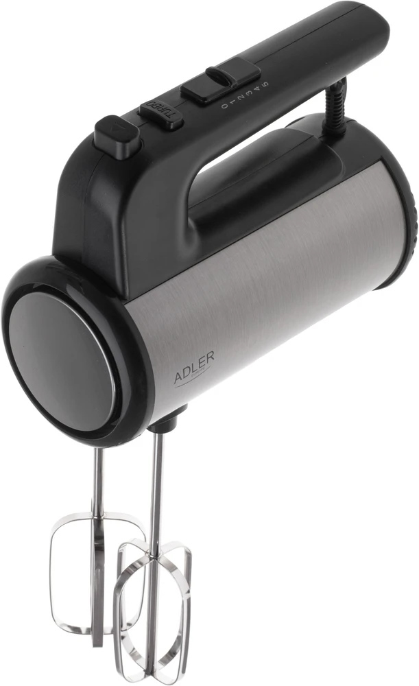 Plakiklis Adler Hand mixer | AD 4232 | Hand Mixer | 900 W | Greičių skaičius 5 | Turbo mode | Juodas/Stainless Steel