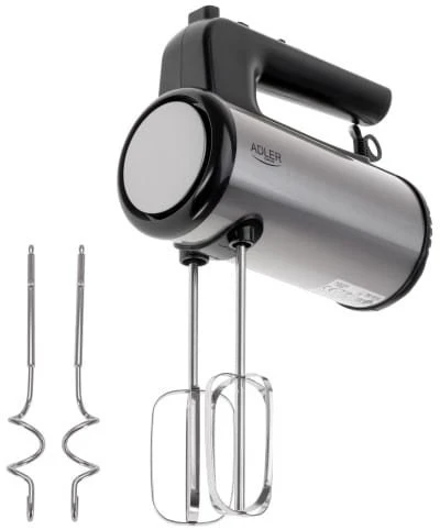 Plakiklis Adler Hand mixer | AD 4232 | Hand Mixer | 900 W | Greičių skaičius 5 | Turbo mode | Juodas/Stainless Steel