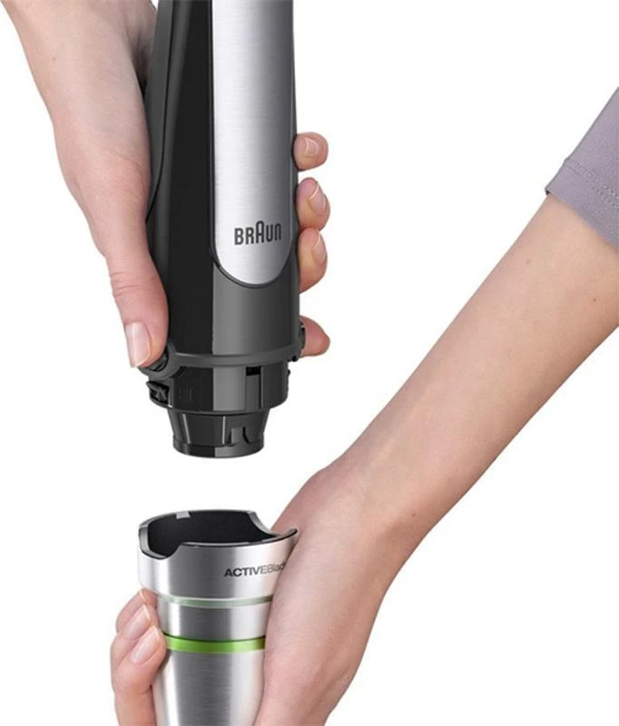 Braun | Hand Maišytuvas | MQ7000X MultiQuick Immersion | Hand Maišytuvas | 1000 W | Juodas/Stainless Steel