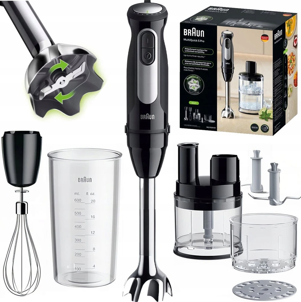 Trintuvas Braun MQ55254M, juodas