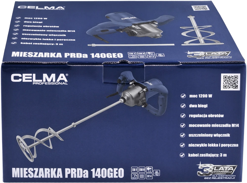 CELMA MIXER 1200W 2 GREIT PRDa 140 GEO