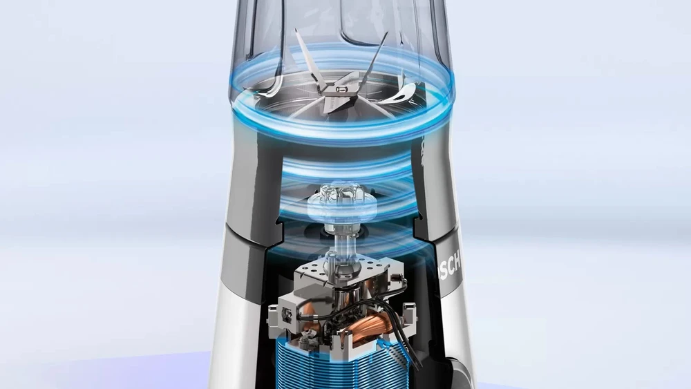 Bosch MMB2111T Series 2, Trintuvas, VitaPower Serie | 2, 450 W, Sidabrinė