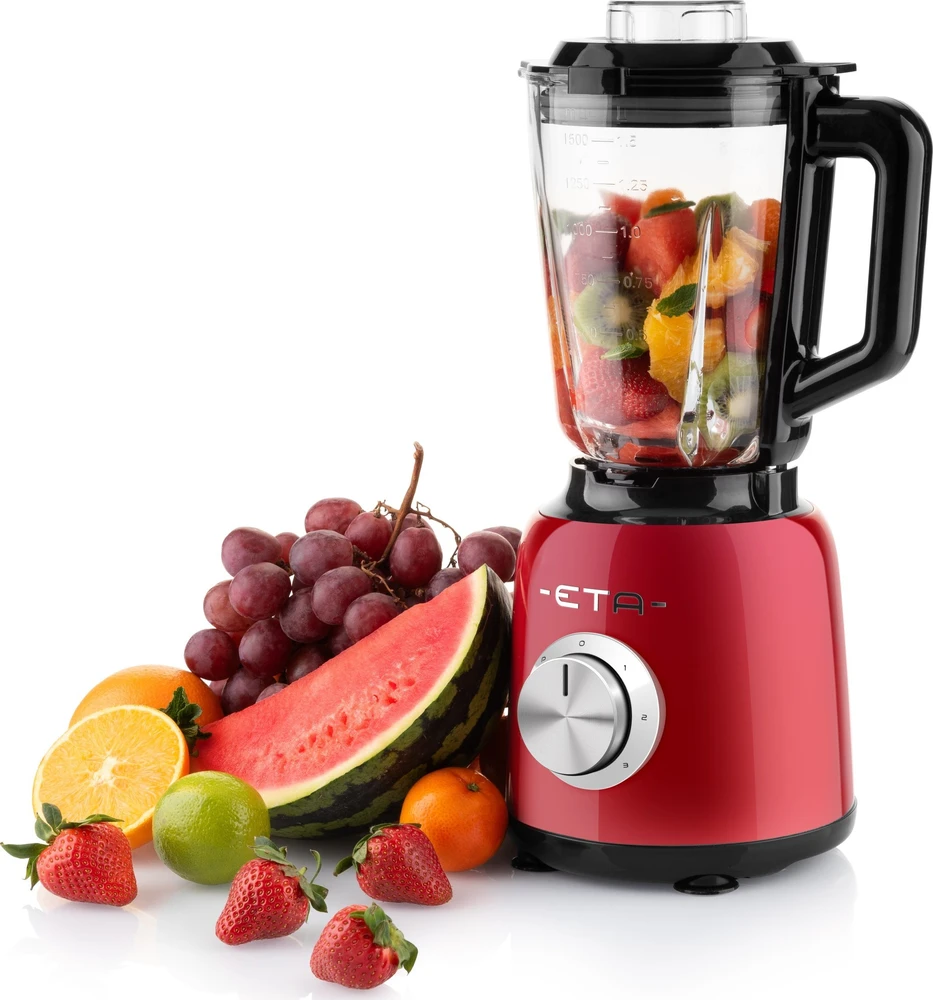 Virtuvinės svarstyklės ETA Maišytuvas | ETA901190020 STORIO | Tabletop | 1200 W | Jar material Glass | Jar capacity 1.5 L | Raudona