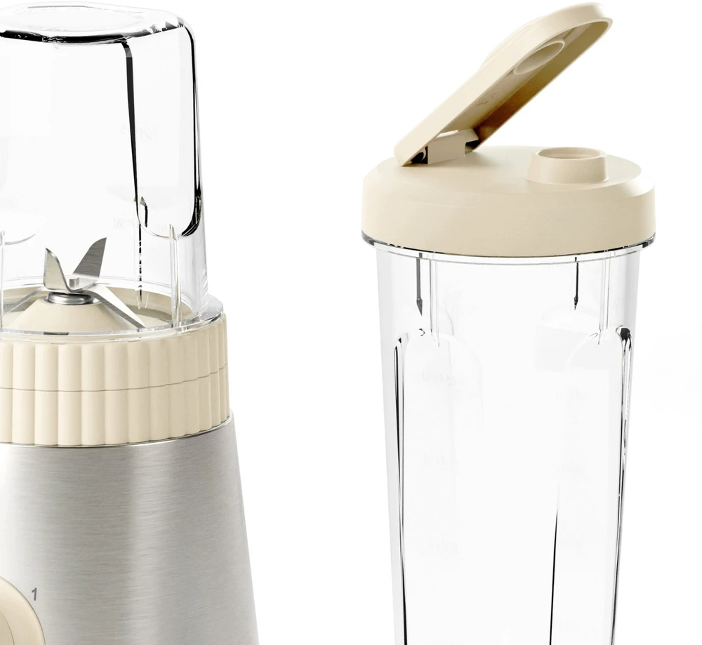Maišytuvas kielichowy Guzzini Sous Chef Mobiler Mixer On-the-go creme