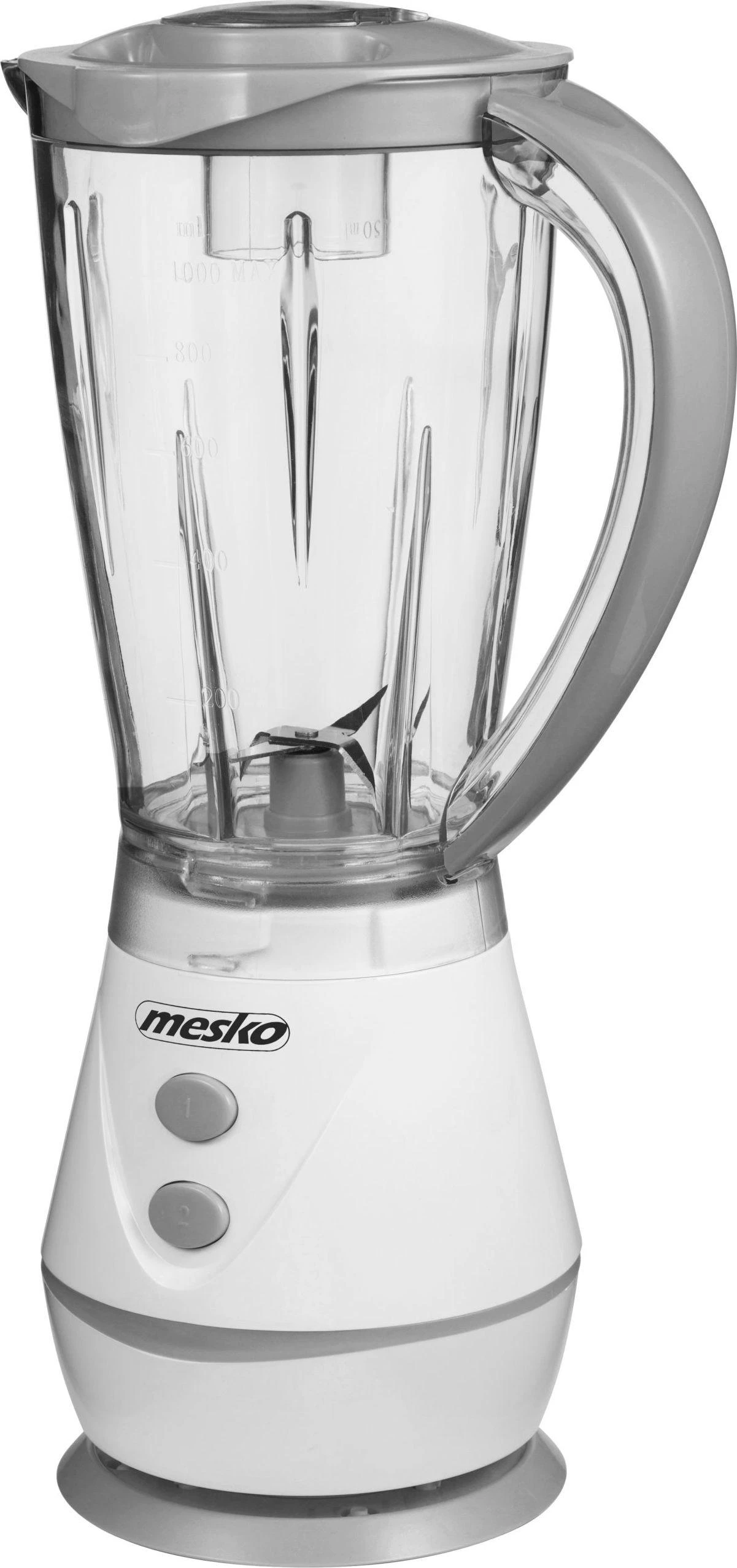 Mesko | MS 4060 | Stalviršis | 500 W | Stiklainio medžiaga Plastikas | Stiklainio talpa 1 L | Baltas/ pilkas