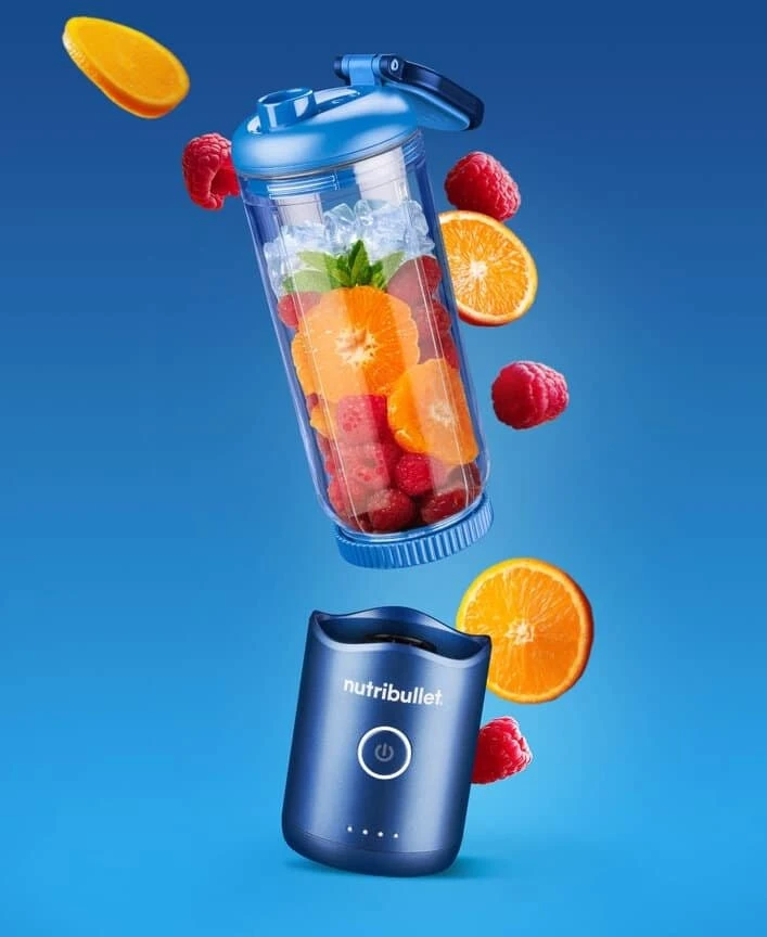 Nutribullet Flex™ NBP013BL Portable Maišytuvas, 590 ml - Mėlyna