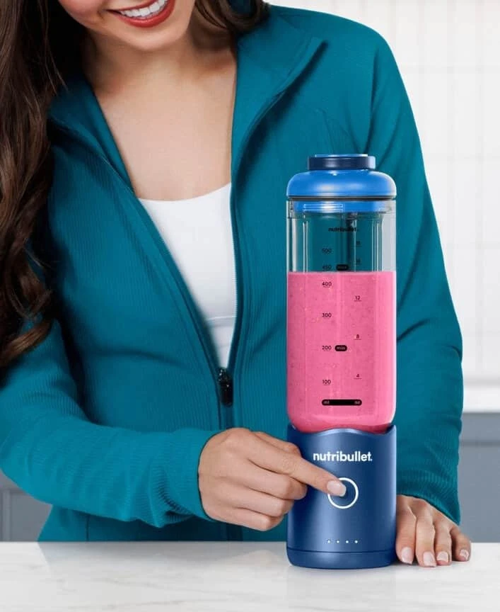 Nutribullet Flex™ NBP013BL Portable Maišytuvas, 590 ml - Mėlyna