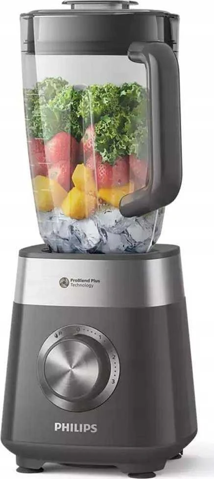 Philips Maišytuvas | HR3020/20 | Stalviršis | 1000 W | Stiklainio medžiaga Plastikas | Stiklainio talpa 1,5 L | Kašmyro pilkas