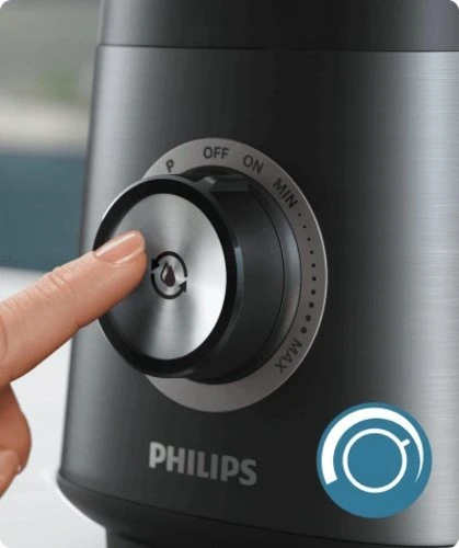 Philips Maišytuvas | HR3041/00 | Stalviršis | 1200 W | Stiklainio medžiaga Stiklas | Stiklainio talpa 1,5 L | Ledo smulkinimas | Juodas