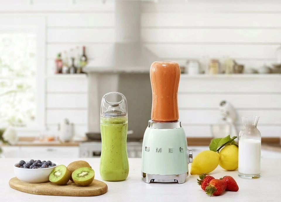 SMEG mini kokteilinė, PBF01PGEU, spalva: šviesiai žalia