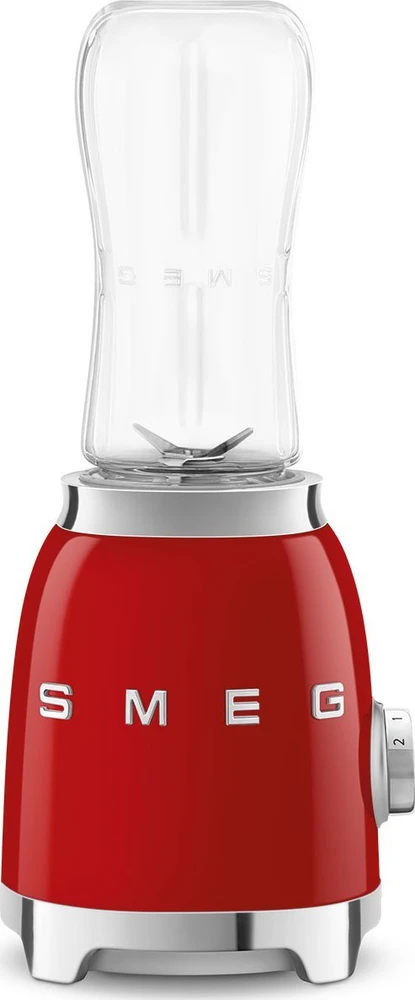 Blenderis - SMEG PBF01RDEU Kompaktiškas Asmeninis 2-greitis Dvigubas Peilis Raudonas