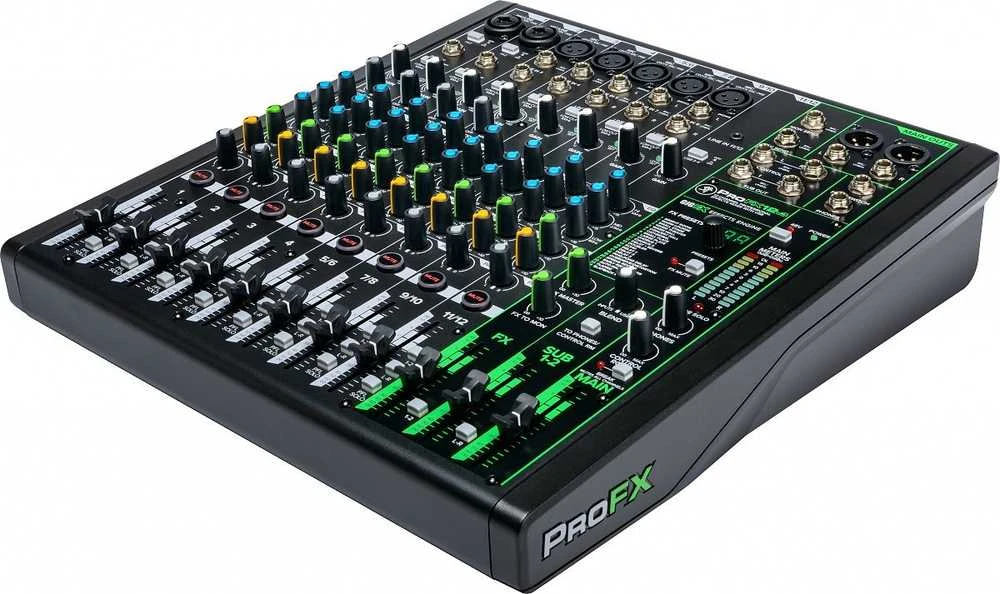 Mackie ProFX6v3 - 6 kanalų analoginis maišytuvas su USB sąsaja, juodas