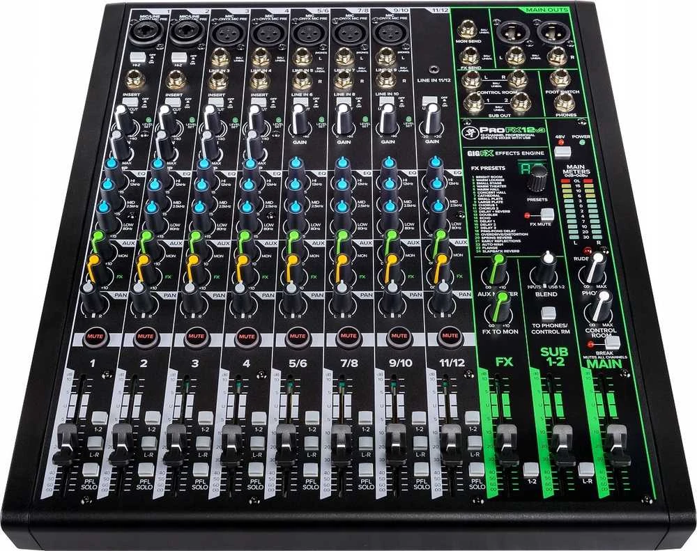 Mackie ProFX6v3 - 6 kanalų analoginis maišytuvas su USB sąsaja, juodas