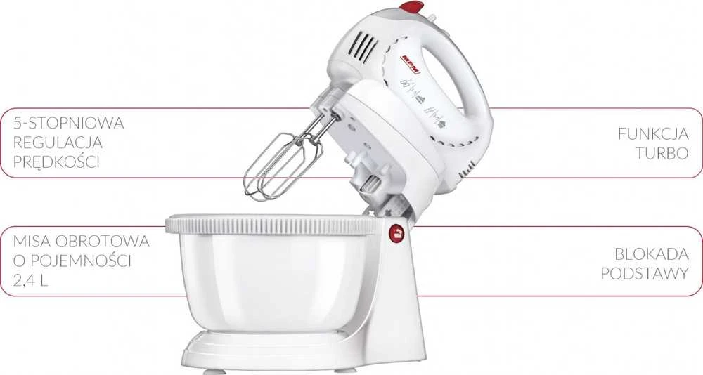 Virtuvinis kombainas Rankinis mikseris su dubeniu MPM MMR-17Z