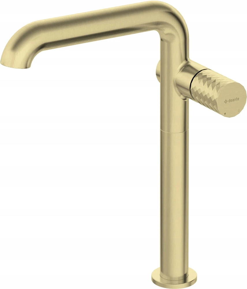 Praustuvo maišytuvas Deante Silia Hexa Tall BHS_R24K, Brushed auksinis