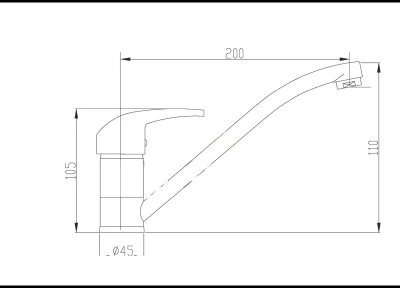 Praustuvo baterija Invena Ava New stovima chromuota (BZ-06-001-X)