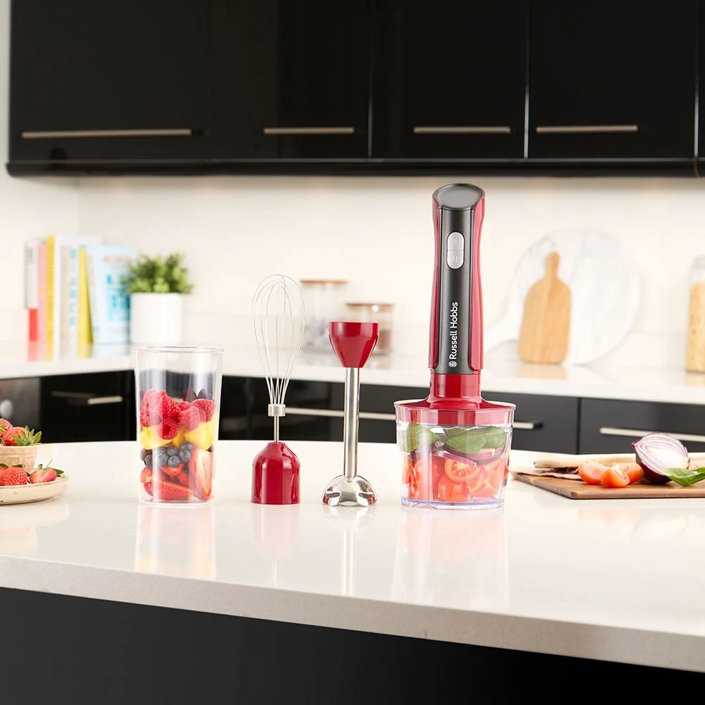 Russell Hobbs 27140-56 plakiklis 1 L Portable plakiklis 500 W Juodas, Raudona, Transparent