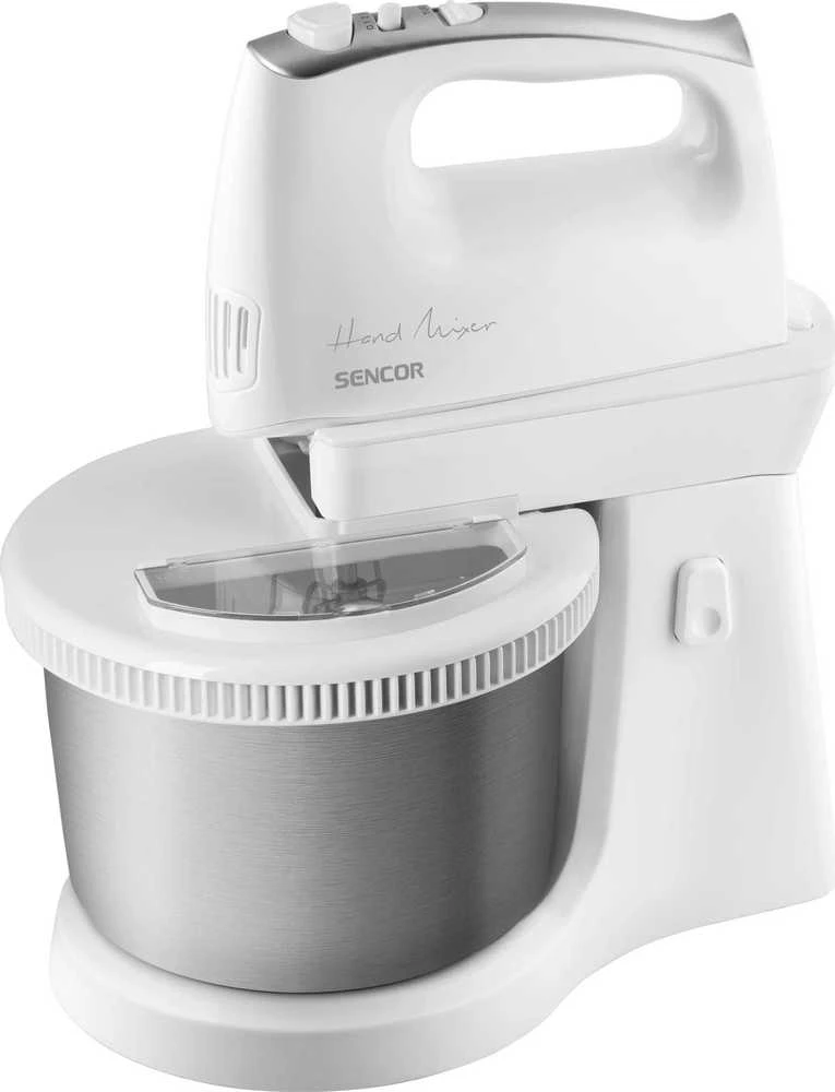 Plakiklis Sencor elektrinis mikseris su besisukančiu dubeniu 2,5L 500W, SHM6206SS