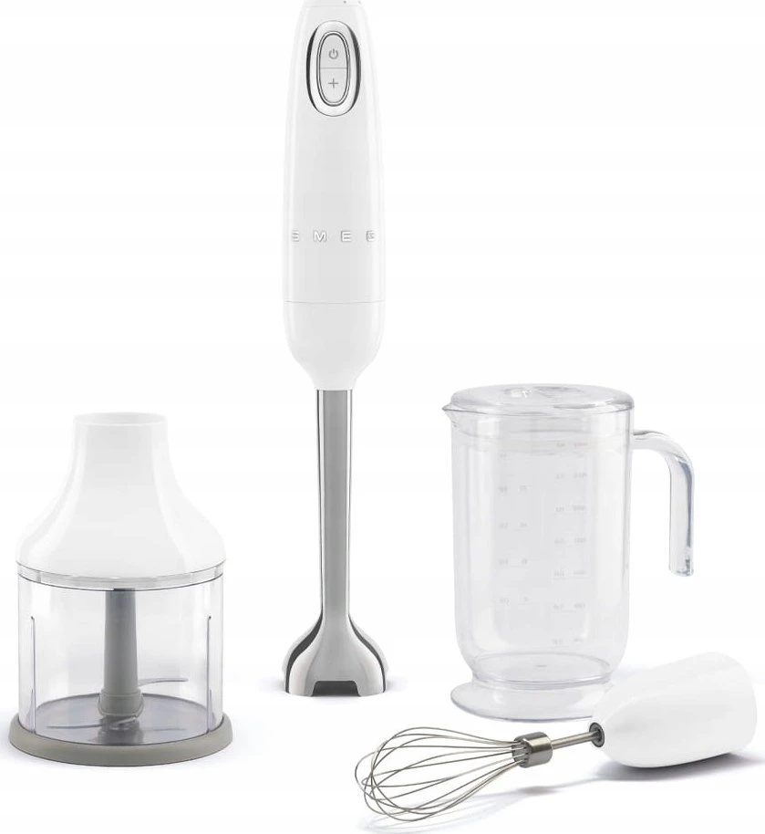 Plakiklis Rankinis Plaktuvas - SMEG HBF03WHEU, 700W, 4 Greičiai, Turbo Funkcija, Baltas