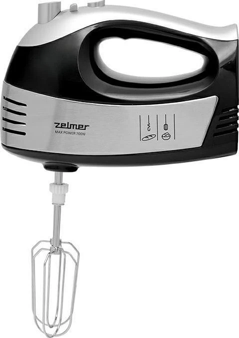 Plakiklis Rankinis Mikseris - Zelmer ZHM2453 700 W Juodas Sidabras
