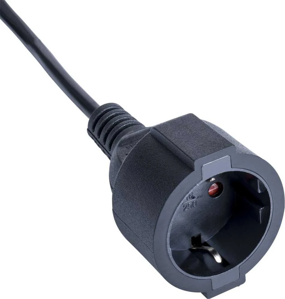 Maitinimo kabelis Akyga AKYGA maitinimo adapteris AK- PC- 13A CCA CEE 7 / 3 / IEC C14 1 m