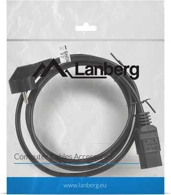 Lanberg CEE 7/7 maitinimo laidas – IEC 320 C19, 1,8 m, juodas (CA-C19C-10CC-0018-BK)