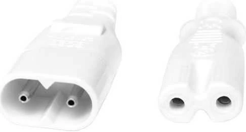 Maitinimo kabelis LogiLink 8 mm pailgėjimas, baltas (CP132)