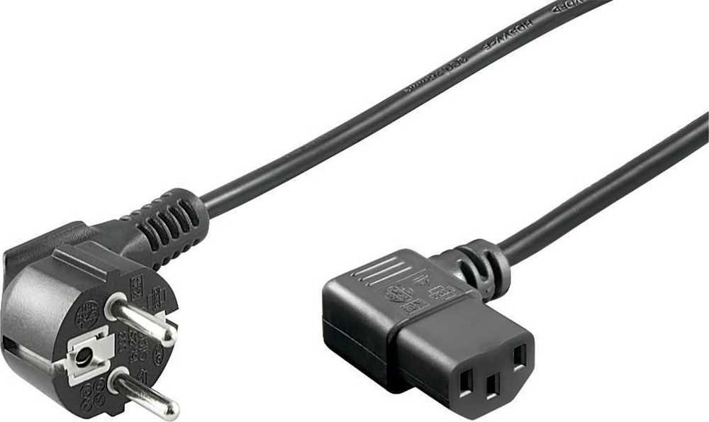 Maitinimo kabelis MicroConnect Microconnect PE010510 Maitinimo kabelis juodas 1m CEE7/7 C13 Panelinis