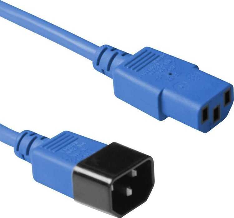 Maitinimo kabelis MicroConnect Microconnect PE1413B18 maitinimo kabelis mėlynas 1,8 m C13 panelinis