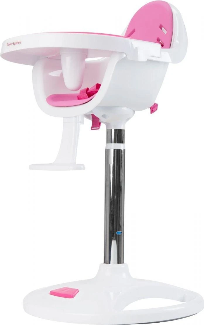 Maitinimo kėdutė Moby-system Flora, rožinė